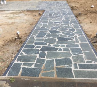 Weg fertig Eingefugt